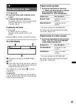 Предварительный просмотр 111 страницы Sony CDX-GT930UI - Fm/am Compact Disc Player Operating Instructions Manual