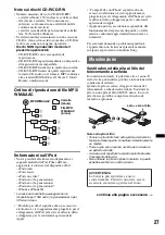 Предварительный просмотр 121 страницы Sony CDX-GT930UI - Fm/am Compact Disc Player Operating Instructions Manual