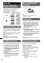 Предварительный просмотр 132 страницы Sony CDX-GT930UI - Fm/am Compact Disc Player Operating Instructions Manual