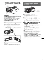 Предварительный просмотр 133 страницы Sony CDX-GT930UI - Fm/am Compact Disc Player Operating Instructions Manual