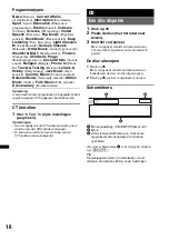 Предварительный просмотр 142 страницы Sony CDX-GT930UI - Fm/am Compact Disc Player Operating Instructions Manual