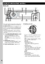 Предварительный просмотр 6 страницы Sony CDX-GT970US Operating Instructions Manual