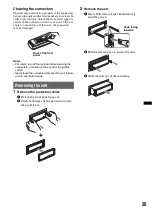 Предварительный просмотр 25 страницы Sony CDX-GT980UI Operating Instructions Manual