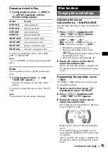 Предварительный просмотр 15 страницы Sony CDX-H905IP Operating Instructions Manual