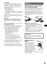 Предварительный просмотр 43 страницы Sony CDX-H905IP Operating Instructions Manual