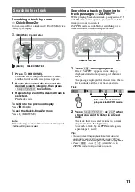 Preview for 11 page of Sony CDX-H910UI Marketing Specifications (CDXH910UI) Operating Instructions Manual