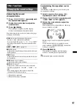 Preview for 17 page of Sony CDX-H910UI Marketing Specifications (CDXH910UI) Operating Instructions Manual