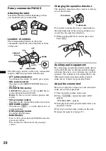 Preview for 20 page of Sony CDX-H910UI Marketing Specifications (CDXH910UI) Operating Instructions Manual