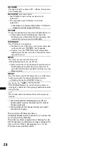 Preview for 104 page of Sony CDX-H910UI Marketing Specifications (CDXH910UI) Operating Instructions Manual