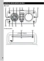 Предварительный просмотр 8 страницы Sony CDX-HR910UI Operating Instructions Manual