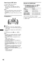 Предварительный просмотр 16 страницы Sony CDX-HR910UI Operating Instructions Manual