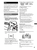 Предварительный просмотр 17 страницы Sony CDX-HR910UI Operating Instructions Manual