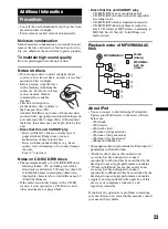 Предварительный просмотр 23 страницы Sony CDX-HR910UI Operating Instructions Manual