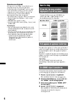 Предварительный просмотр 116 страницы Sony CDX-HR910UI Operating Instructions Manual