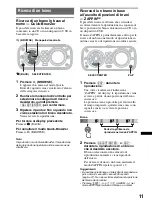 Предварительный просмотр 149 страницы Sony CDX-HR910UI Operating Instructions Manual