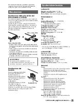 Предварительный просмотр 163 страницы Sony CDX-HR910UI Operating Instructions Manual