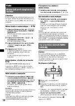 Preview for 30 page of Sony CDX-HS70MW - Marine Stereo Operating Instructions Manual