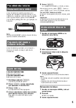 Preview for 47 page of Sony CDX-HS70MW - Marine Stereo Operating Instructions Manual