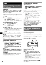 Preview for 52 page of Sony CDX-HS70MW - Marine Stereo Operating Instructions Manual