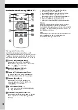 Preview for 72 page of Sony CDX-HS70MW - Marine Stereo Operating Instructions Manual