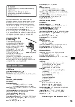 Preview for 83 page of Sony CDX-HS70MW - Marine Stereo Operating Instructions Manual