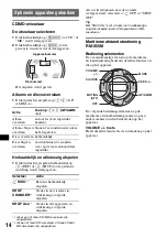 Preview for 100 page of Sony CDX-HS70MW - Marine Stereo Operating Instructions Manual