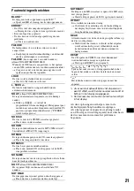 Preview for 107 page of Sony CDX-HS70MW - Marine Stereo Operating Instructions Manual