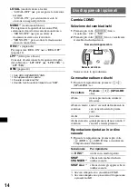 Preview for 120 page of Sony CDX-HS70MW - Marine Stereo Operating Instructions Manual