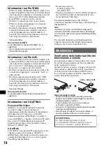 Preview for 124 page of Sony CDX-HS70MW - Marine Stereo Operating Instructions Manual