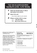 Preview for 132 page of Sony CDX-HS70MW - Marine Stereo Operating Instructions Manual