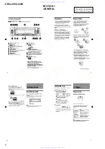 Preview for 4 page of Sony CDX-L250 - Fm/am Compact Disc Player Service Manual