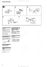 Preview for 8 page of Sony CDX-L250 - Fm/am Compact Disc Player Service Manual