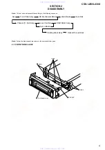 Preview for 9 page of Sony CDX-L250 - Fm/am Compact Disc Player Service Manual