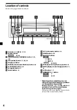 Предварительный просмотр 4 страницы Sony CDX-L300 Installation/Connection Operating Instructions Manual