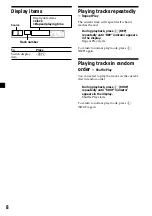 Предварительный просмотр 8 страницы Sony CDX-L300 Installation/Connection Operating Instructions Manual