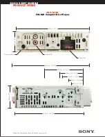 Предварительный просмотр 2 страницы Sony CDX-L300 Installation/Connection Specifications