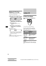 Preview for 52 page of Sony CDX-L350 - Fm/am Compact Disc Player Operating Instructions Manual