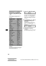 Preview for 102 page of Sony CDX-L350 - Fm/am Compact Disc Player Operating Instructions Manual