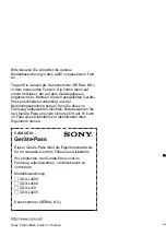 Предварительный просмотр 112 страницы Sony CDX-L380X Operating Instructions Manual