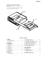 Предварительный просмотр 3 страницы Sony CDX-L410 Service Manual