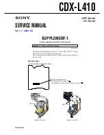 Предварительный просмотр 41 страницы Sony CDX-L410 Service Manual