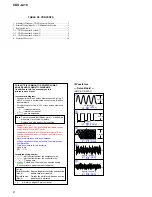 Предварительный просмотр 42 страницы Sony CDX-L410 Service Manual