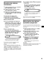 Preview for 27 page of Sony CDX-L410X - Fm/am Compact Disc Player Operating Instructions Manual