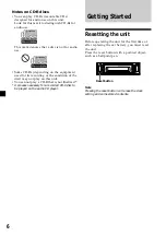 Предварительный просмотр 6 страницы Sony CDX-L430X Operating Instructions Manual