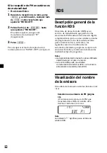 Предварительный просмотр 36 страницы Sony CDX-L450 Operating Instructions Manual