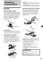 Предварительный просмотр 33 страницы Sony CDX-L450V - Fm/am Compact Disc Player Operating Instructions Manual