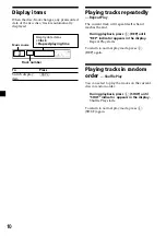 Предварительный просмотр 10 страницы Sony CDX-L450X Operating Instructions (English, Español) Operating Instructions Manual