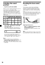 Предварительный просмотр 14 страницы Sony CDX-L450X Operating Instructions (English, Español) Operating Instructions Manual