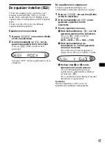 Предварительный просмотр 107 страницы Sony CDX-L480X Operating Instructions Manual