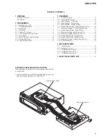 Предварительный просмотр 3 страницы Sony CDX-L510X - Fm/am Compact Disc Player Service Manual